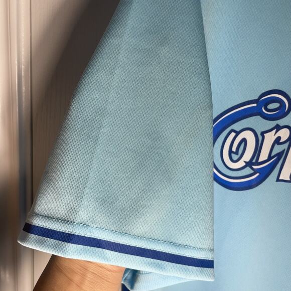 MiLB Corpus Christi Hooks Men's SGA Stadium Giveaway Jersey Baby Blue, Blue XL - Picture 4 of 16